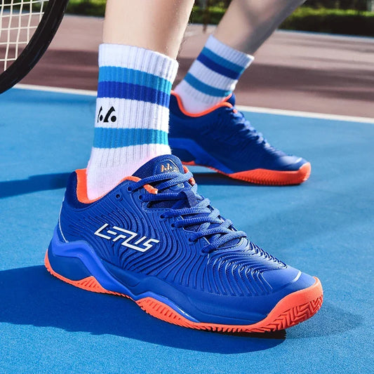 Paio di scarpe da tennis da tavolo traspiranti, scarpe sportive, scarpe da pallavolo per uomo e donna, marca professionale, scarpe da badminton