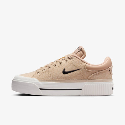 Sapatilhas casuais Nike Official Genuine Court Legacy Lift para mulher FZ2606-200