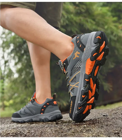 Men's Hiking Shoes Breathable Mesh Sports Single Shoes Summer Outdoor Wear-resistant  Hiking and Hunting Tactical Sports Shoes