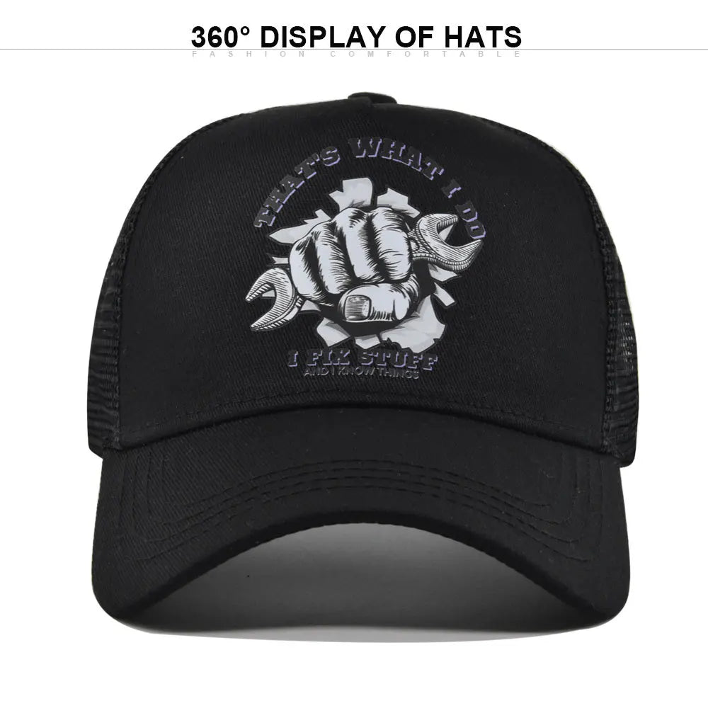 New Fashion Spring Summer Printed Mesh Breathable Baseball Cap Gorras Personality LOGO for Men WomenCouples Visor Hat Casquette