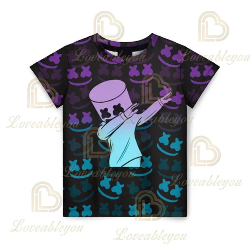 Battle Royale majica Fortnite T-shirt Victory Cartoon topovi za tinejdžere, dječja odjeća Hero Game Fortress Night 3D za dječake i djevojčice