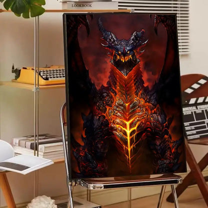 ANIME W-World Of W-Warcraft Wow Poster Paper Print Home Living Room Bedroom Entrance Bar Cafe Art Painting Decoration
