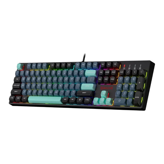 Redragon K582 SE Wired RGB 104 Keys Mechanical, Dynamic 16.8M RGB Backlit Gaming Keyboard, Red Switches