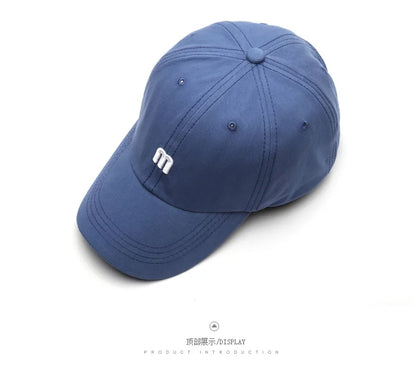 Fashion 100% Cotton Baseball Cap for Men and Women Letters Embroidered Snapback Hat Summer Sun Caps Unisex Casual Hip Hop Hats