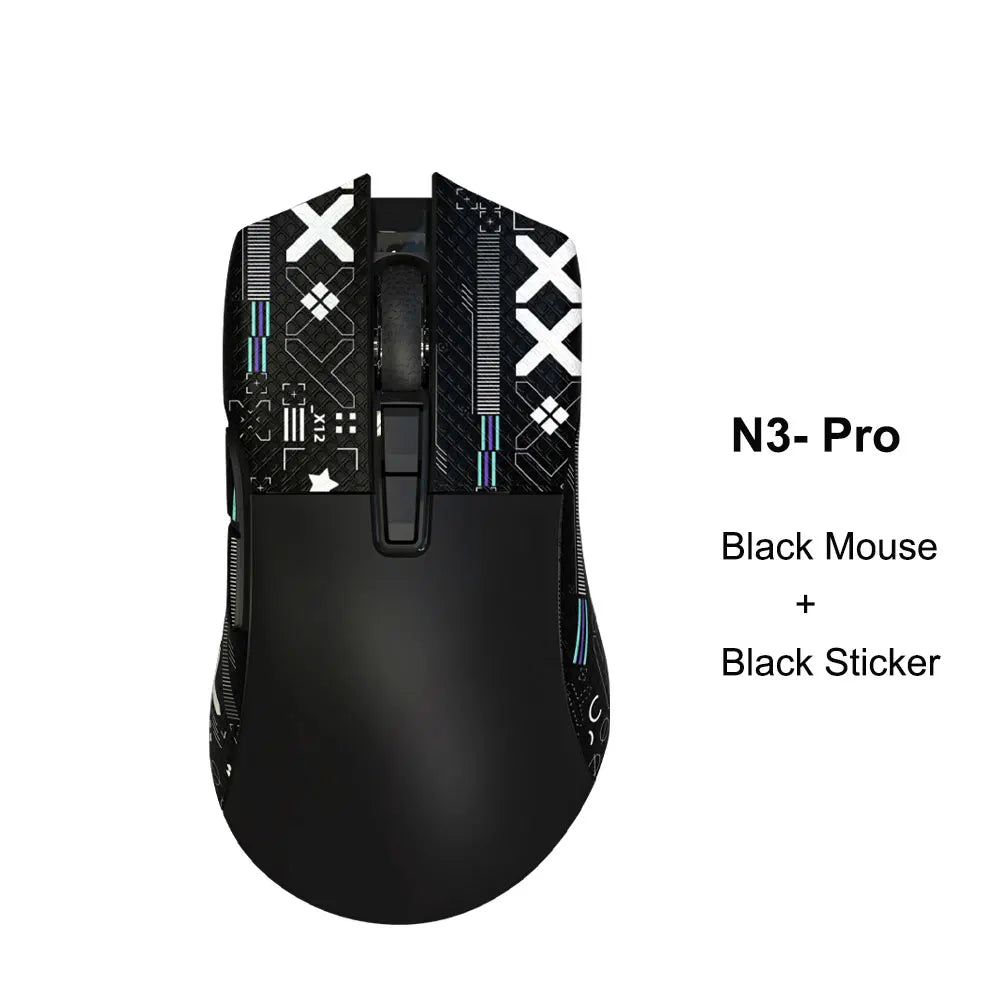 Motospeed Darmoshark N3 Pro Bluetooth vezeték nélküli gamer egér, dupla 8K, hárommódú, újratölthető, PAW3395, 64g, ergonomikus gamer egér