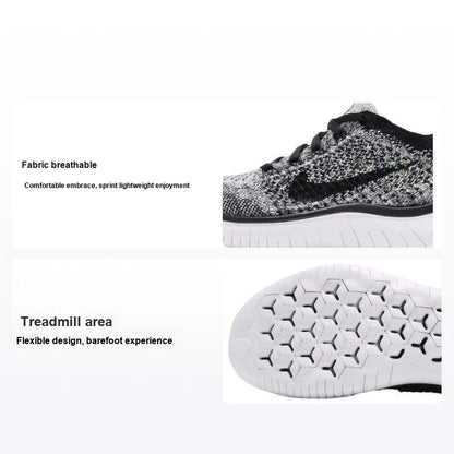 POIZON Nike Free Rn Flyknit 2018 Oreo Women's 942839-101