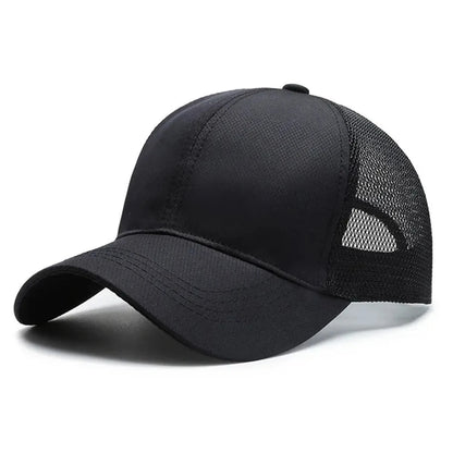 Unisex Solid Color Baseball Net Caps Spring and Summer Outdoor Adjustable Casual Hats Sunscreen Hat Sports Cap