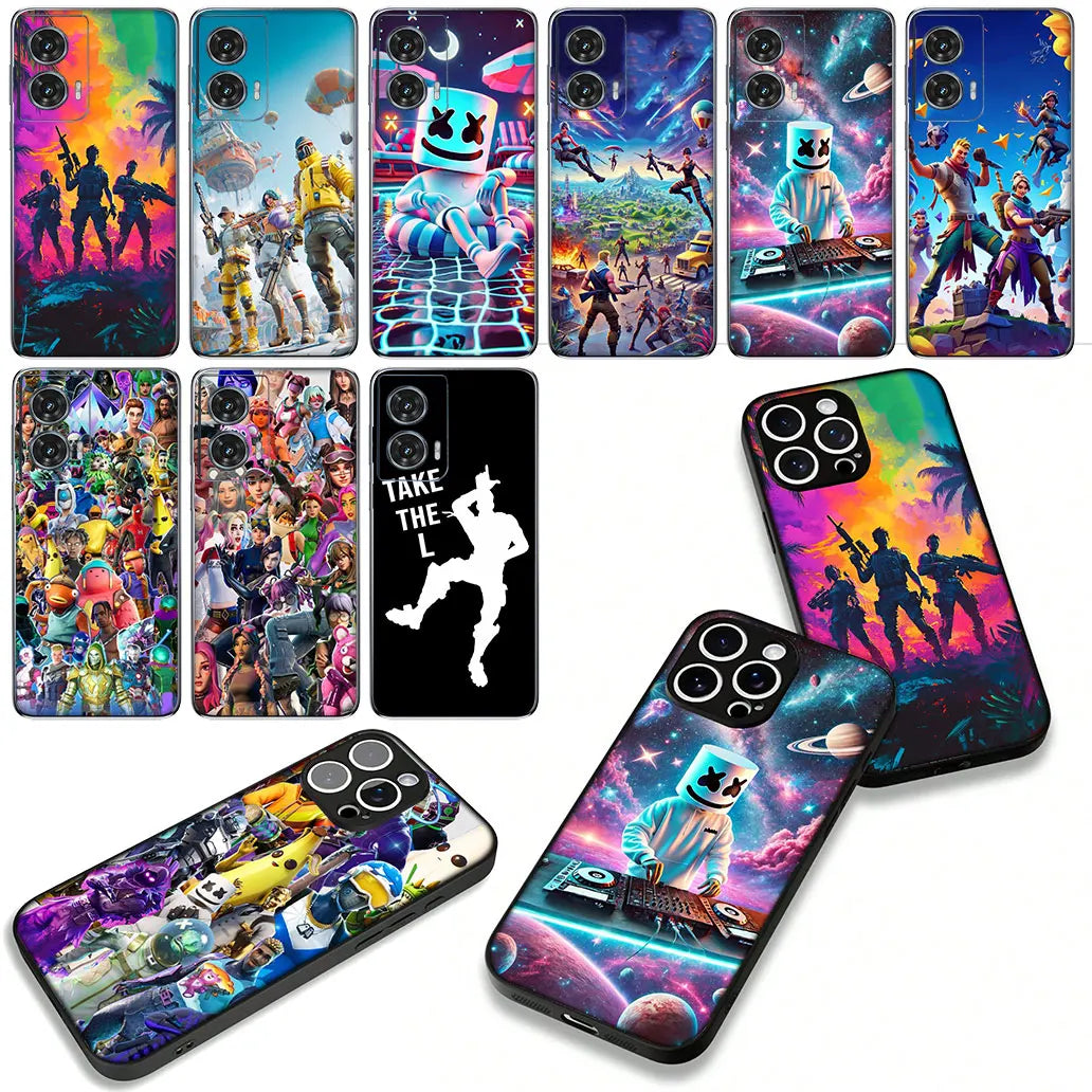 Game F-ForTnites Wallpaper Case for Samsung Galaxy A07 A13 A12 A23 A42 A50 A51 A52 A53 A70 A71 A72 A21S A04 Note 20 9 8 10 Cover