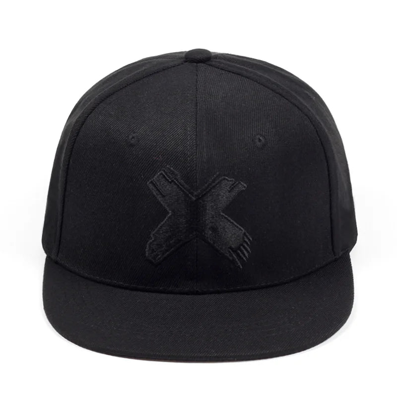 Unisex Simple Letter X Embroidery Hip-hop Hats Spring Autumn Outdoor Adjustable Casual Baseball Caps Sunscreen Hat