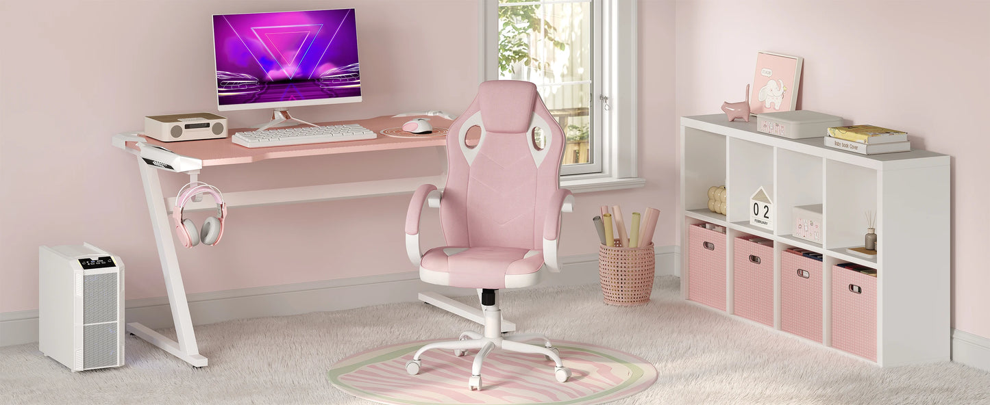 WOLTU Ergonomic Design Gaming Chair Gamer Armchair Office Computer Chair Tilt Mechanism Adjustable Height 360° Swivel High Back