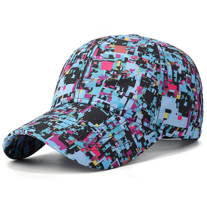 Șapcă de baseball unisex „Summer Graffiti Light Board” – pălărie de protecție solară pentru exterior, șapcă sport de modă, șapcă casual cu cozoroc în formă de cioc de rață