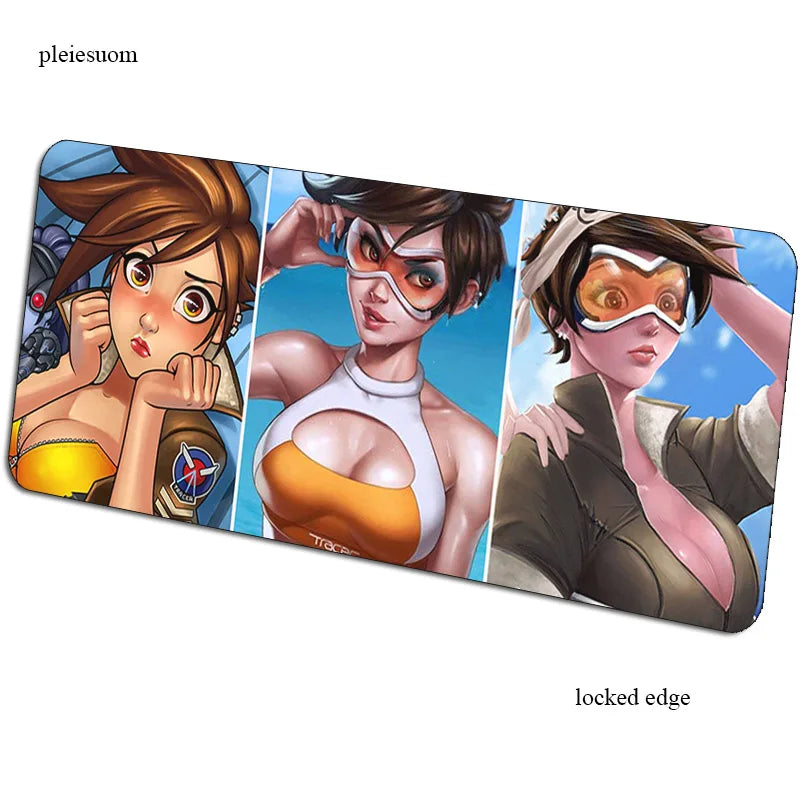 Overwatch podloga za miš s HD printom, gaming podloga za miš, igra, 900x400x3mm, podloga za miš za gamere, računalni stol, najpovoljnija podloga, notebook mousemat, PC