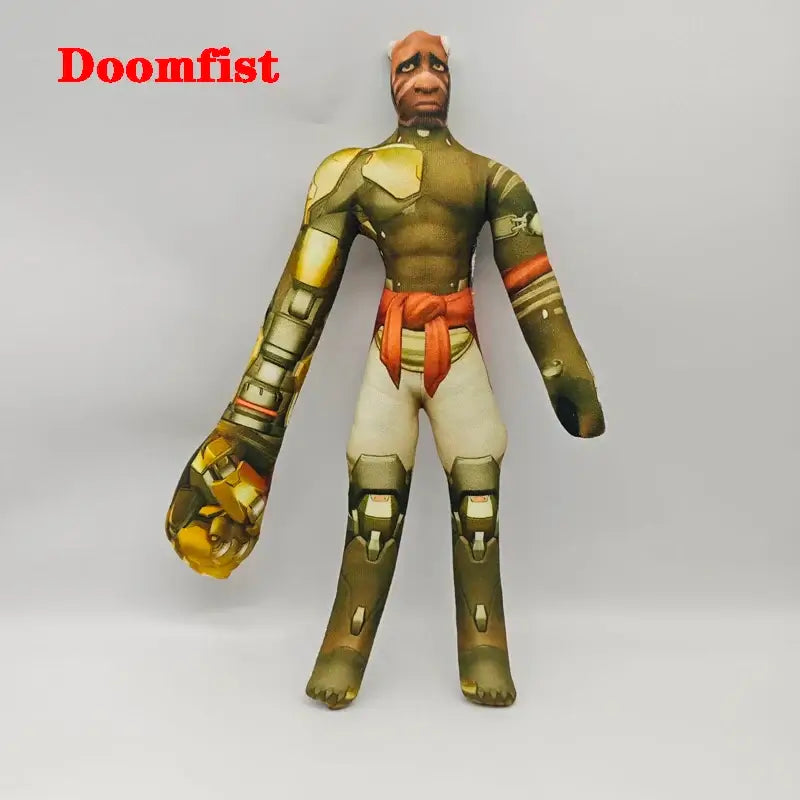 26 cm, varie posture, corpo flessibile in filo metallico, personaggi anime e del gioco Overwatch: D.Va / Doomfist / Genji / Widowmaker, peluche, bambola di peluche