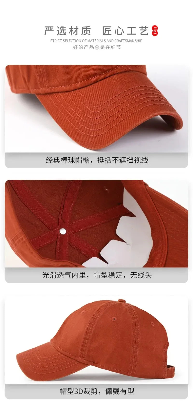 Solid Color Big Size 63cm Soft Cotton Baseball Caps Men Classic Plus Snapback Cap Ladies Golf Sun Hat 59-62cm