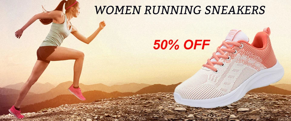 Sneakers da donna alla moda, leggere, scarpe da corsa, scarpe sportive per attività all’aperto, scarpe da corsa comode in rete traspirante, con cuscinetto d’aria e allacciatura con lacci