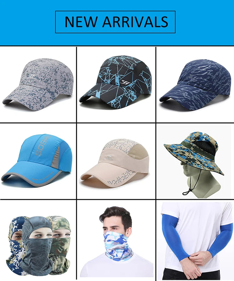 NIXHIT Outdoor Sports Foldable Thin Breathable Quick Drying Women Men's Baseball Cap Hiking Fishing Mountaineering Hat A246