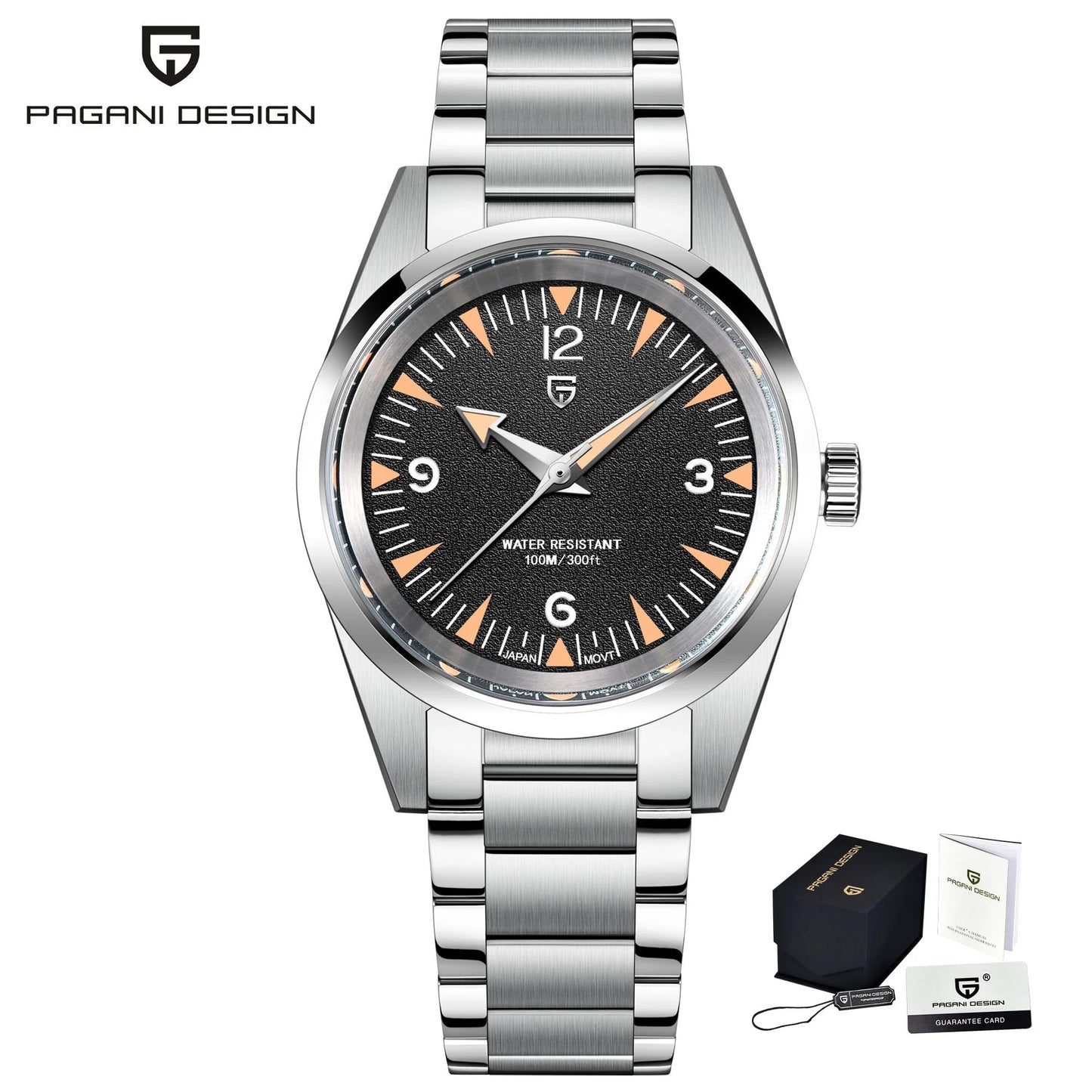 PAGANI DESIGN 2025 New VH31 Casual Men's Quartz Watch Luxury Sapphire Stainless Steel Waterproof 10Bar Luminous C3 reloj hombre