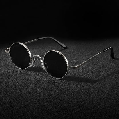 Design Retro Round Frame Sunglasses For Men Polarized UV400 Women Causal Driving Glasses Accessories