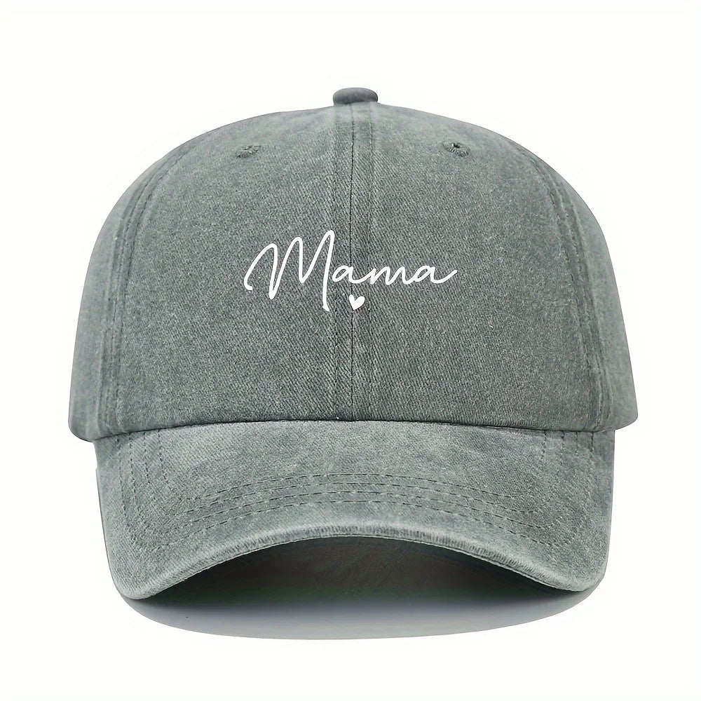 Mama mėgsta raštuotas beisbolo kepures, retro ir madingas moteriškas kasdienes „dad hats“ kepures, lauko sportines kepures su minkštu viršumi