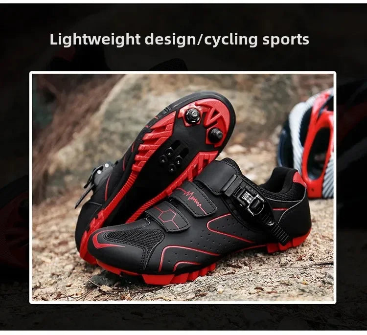 Scarpe da ciclismo unisex con suola rigida – Scarpe da bici da strada 4-Season con pedali a sgancio rapido, ideali per la MTB e gli sport all’aria aperta