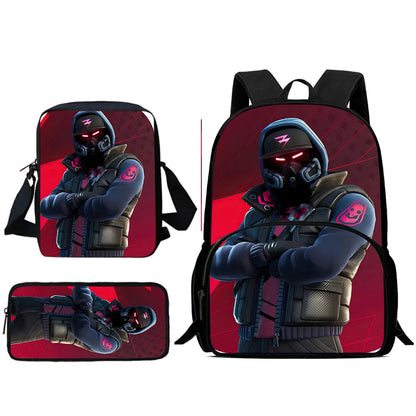 Hot Game Design Child Backpacks Shoulder Bag Pencil Case F-FortniteS Pupil Large Capacity School Bags for Boys Girls Best Gift