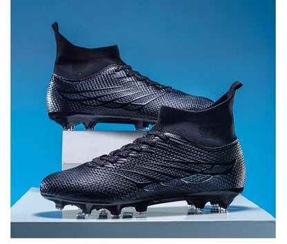 Nouvelles chaussures de football pour hommes, chaussures de sport pour terrain gazonné, chaussures de football pour matchs en plein air, chaussures d'entraînement professionnelles antidérapantes, chaussures ultralégère