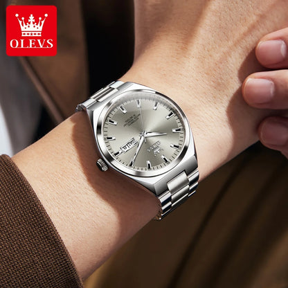 OLEVS Top Brand Luxury Automatic Watches Men Waterproof Watches 316L Steel Business Mechanical Men's Watch relogios masculino