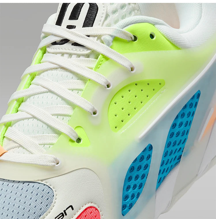 Nike Jordan herresko med stødabsorbering og holdbar ydeevne til basketball FQ3859-100