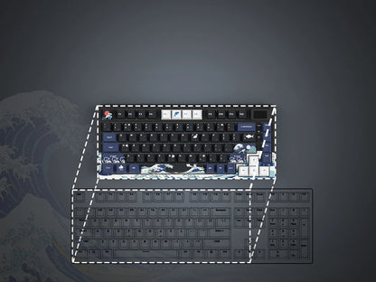 Teclado gamer Womier S-K80 com ecrã OLED a cores, teclado mecânico gaming hot-swappable com montagem gasket, teclado RGB personalizado