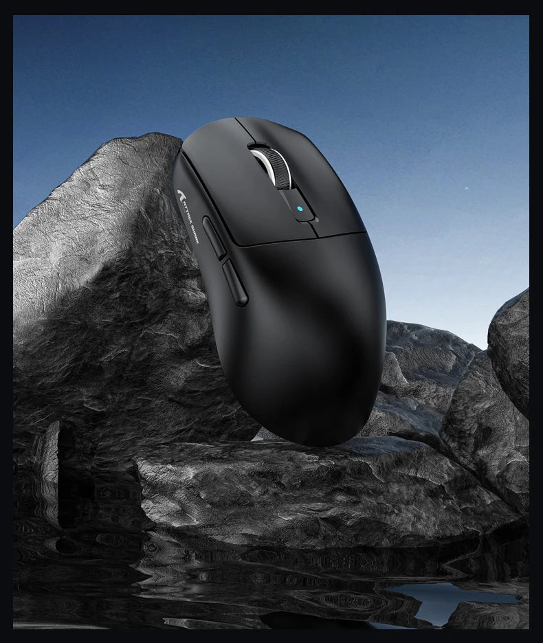 ATTACK SHARK R6 PAW3950MAX Wireless Gaming Mouse, 8Khz Polling, Ultralight 39g, Nordic 52840 MCU,  Omron Optical Microswitches