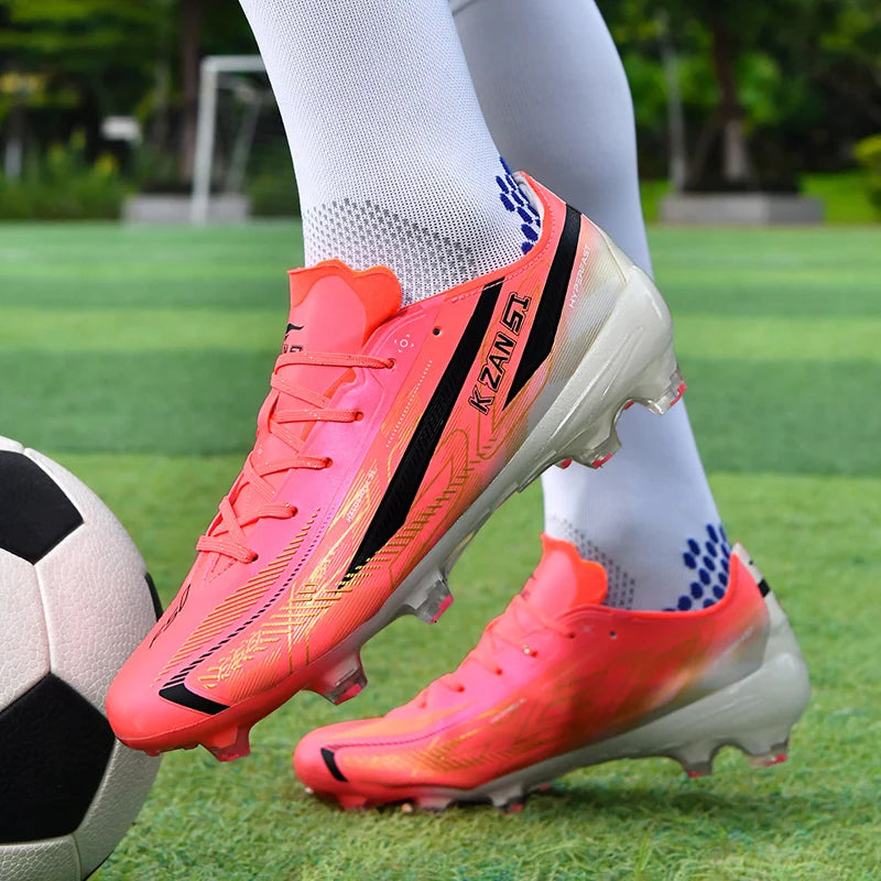 Nouvelles chaussures de football pour hommes, crampons, chaussures de football unisexes TF/FG, chaussures de futsal professionnelles, ultra-légères, de haute qualité, baskets en promotion.