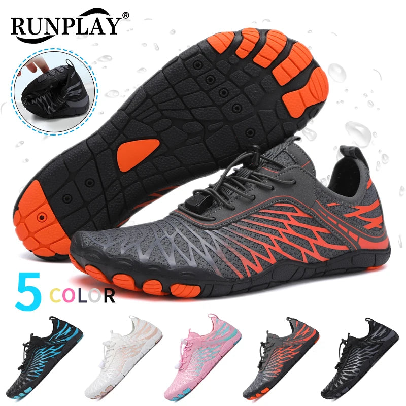 Męskie buty do wody, damskie buty plażowe do chodzenia boso, buty wodne, szybkoschnące buty do pływania, brodzenia i sportów wodnych, buty do wiosłowania, wędkowania i surfowania
