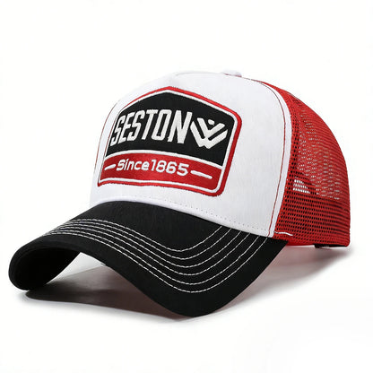 Branded Hats for Men, Suitable for Spring and Summer, Baseball Caps for Large Head Sizes, Make You Look Younger, Make Your Face Look Smaller, Sun Protection Caps
