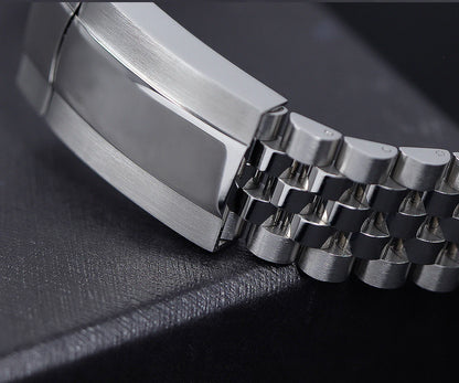 Cronos DateJ Luxury Men Watch Stainless Steel 5 Links Bracelet PT5000 Miyot 9015 100m Water Resistant Sapphire L6046M