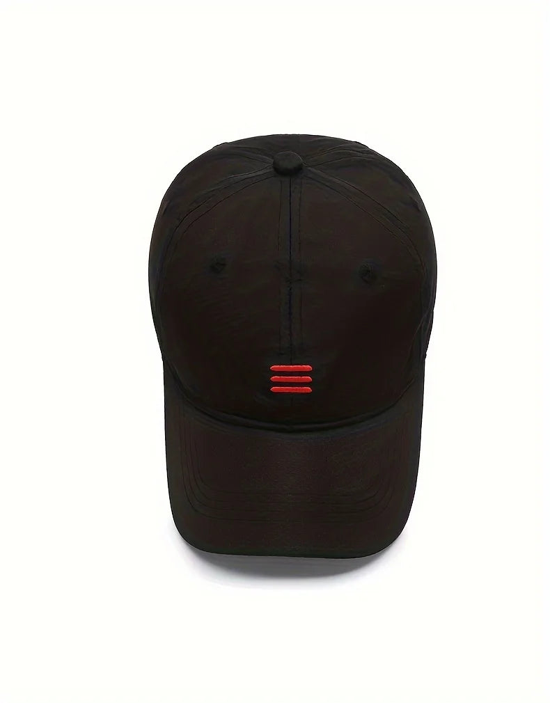 Quick-Dry, Breathable Baseball Cap - Adjustable, Moisture-Wicking Sun Hat for Outdoor Sports & All Seasons