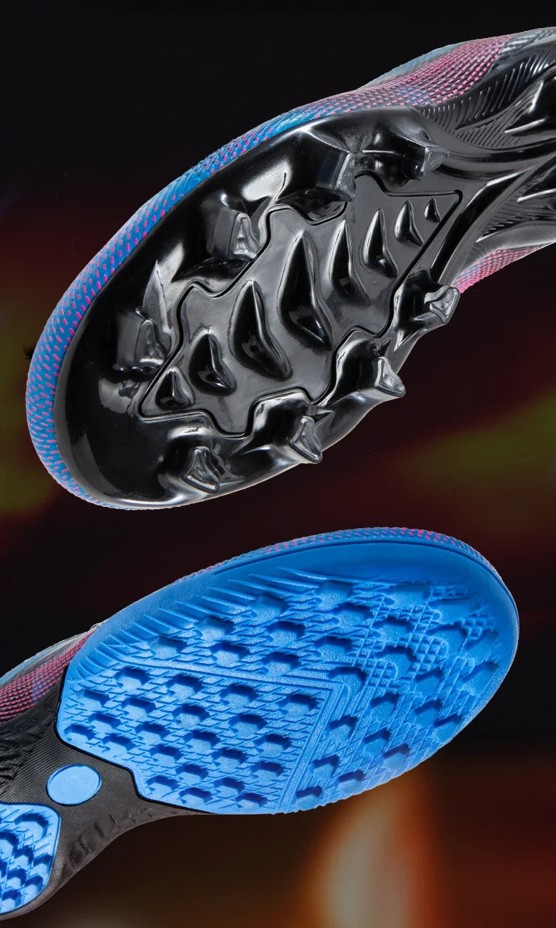 Nouvelles chaussures de football pour hommes, chaussures de sport d'extérieur, chaussures d'entraînement, chaussures de football antidérapantes, baskets professionnelles ultralégères unisexes