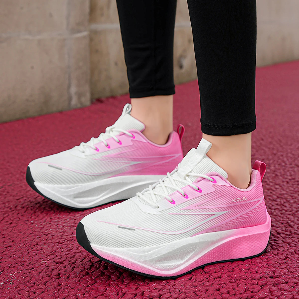 Scarpe sportive unisex alla moda in rete traspirante, scarpe da corsa professionali, scarpe sportive comode con lacci per il fitness all’aperto da uomo