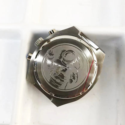 Hruodland new 2025 new 0S00 retro men's quartz chronograph sapphire stainless steel waterproof 5Bar luminous C3 reloj hombre
