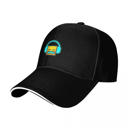 Geometry dash unblocked level Baseball Cap funny hat |-F-| Golf Hat Luxury man cap For Women Men's