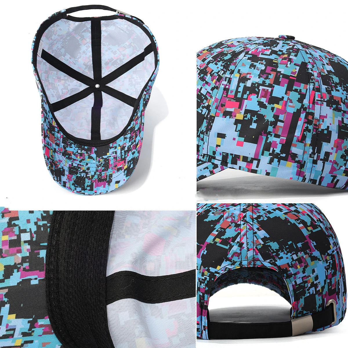 Șapcă de baseball unisex „Summer Graffiti Light Board” – pălărie de protecție solară pentru exterior, șapcă sport de modă, șapcă casual cu cozoroc în formă de cioc de rață