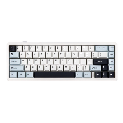 Teclado mecánico EPOMAKER x AULA F65 con distribución 65%, hot-swap, montaje gasket y conexión con cable/Bluetooth/inalámbrica 2.4G para Mac/Win