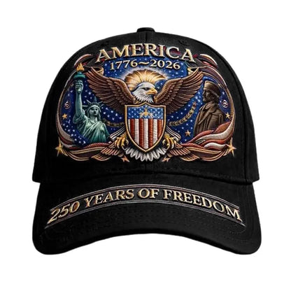 USA 250th Anniversary Denim Baseball Cap 1776 2026 Adjustable Patriotic Retro Running Hat Lightweight Breathable