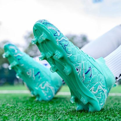 Nouvelles Chaussures de Football FG pour Hommes – Modèle Original Professionnel et Résistant pour Matchs – Crampons Longs pour Entraînement