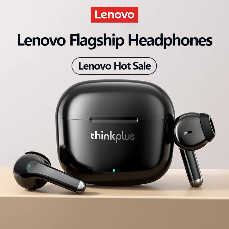 Lenovo LP40 Pro Wireless Bluetooth 5.0 Earbuds – HiFi Stereo Sound, Low Latency Gaming TWS Earphones with HD Call Mic & Charging Case