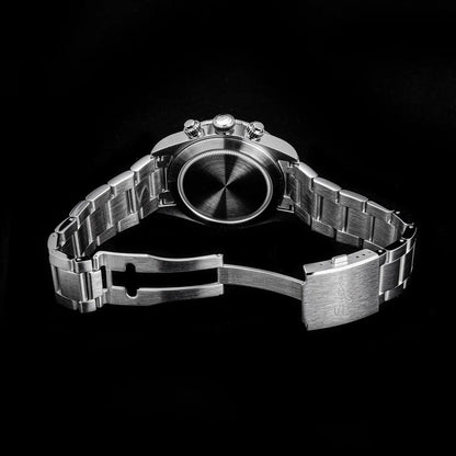 Sugess Chronograph Men Watch Original ST1907 Swanneck Pilot Mechanical Wristwatches Domed Sapphire Crystal Dopamine S457 2025new