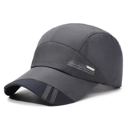 Unisex Outdoor Sports Quick-Dry Mesh Cap - Summer Sun Protection Baseball Cap