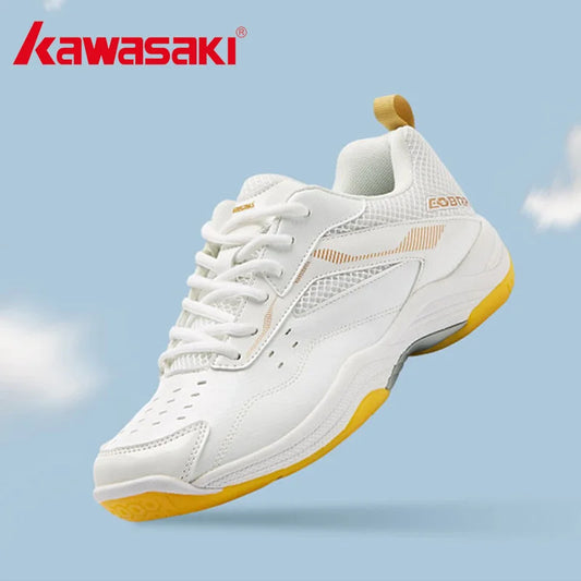 Męskie buty do badmintona Kawasaki – profesjonalne buty sportowe dla kobiet, przewiewne buty do halowych kortów K-086