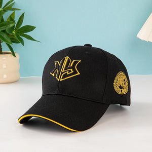 1pc unisex baseball cap with embroidered New York logo and stars - Lightweight cap, stretchable for adjustable buckle outdoor fi