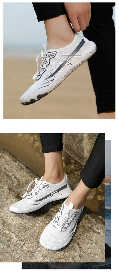2025 New Water Shoes Barefoot Beach Sports Shoes High-quality Non-slip Swimming Shoes Five-finger Casual Sports Shoes Unisex