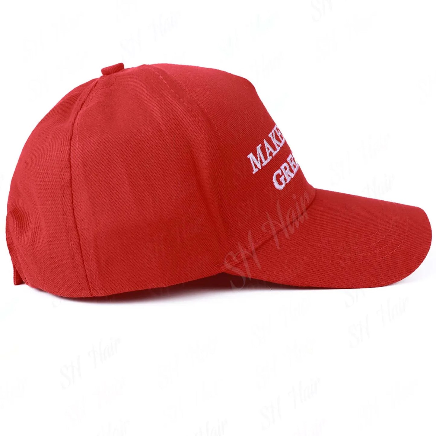 New Style Red Baseball Cap Solid Color Embroidered Sunshade and Sun Protection Cap